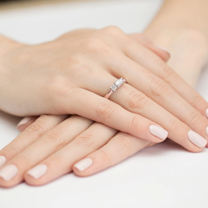 Inel Aur 14k cu Diamante Naturale 0.49 ct