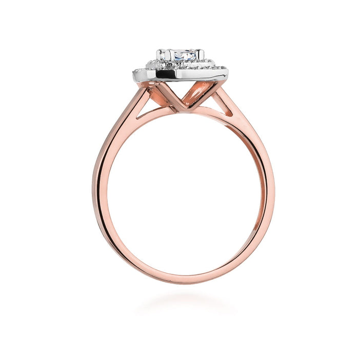 Inel Aur 14k cu Diamante Naturale 0.50 ct