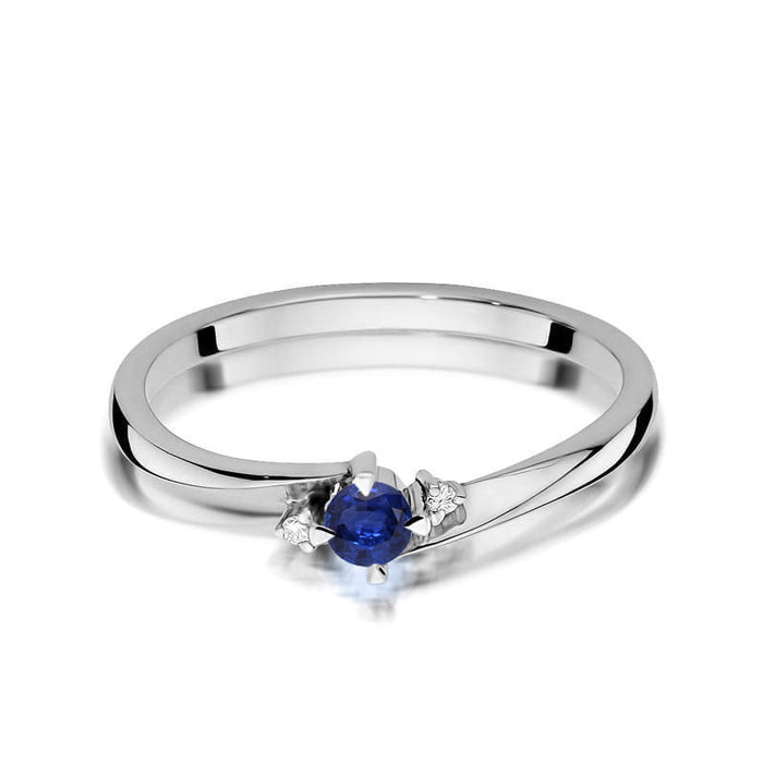 Inel Aur 14K W346 Safir 0.15ct
