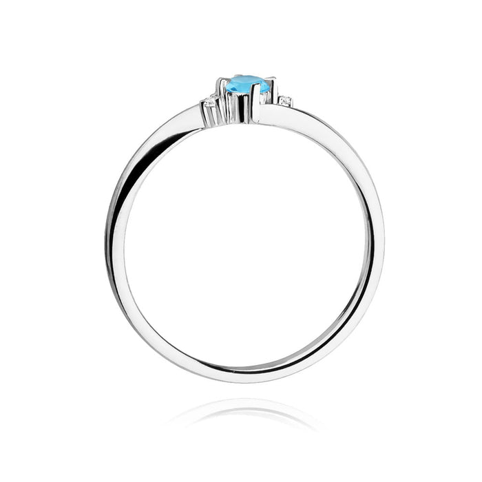 Inel Aur 14K W346 Topaz 0.15ct