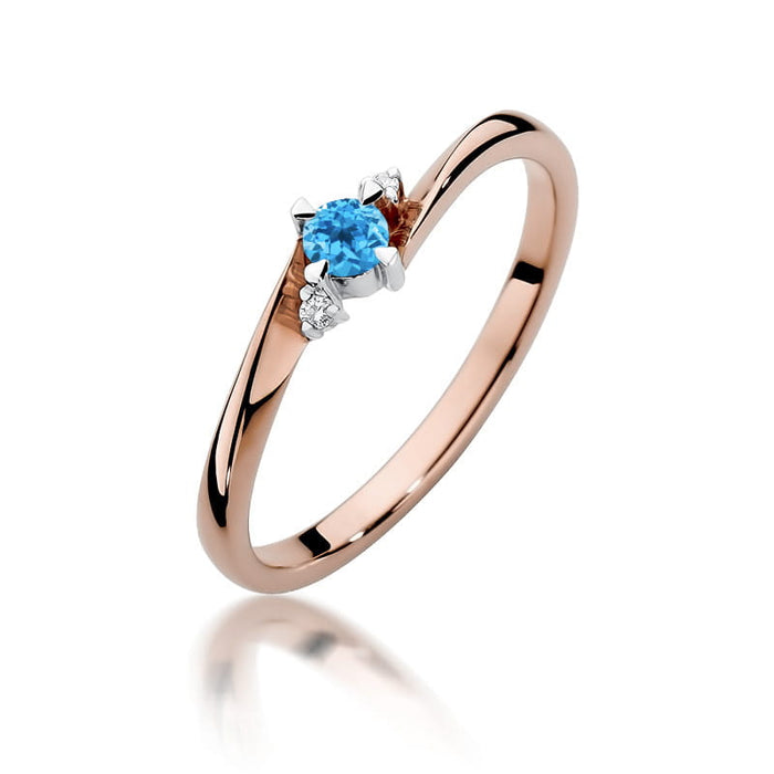 Inel Aur 14K W346 Topaz 0.15ct