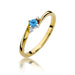 Inel Aur 14K W346 Topaz 0.15ct
