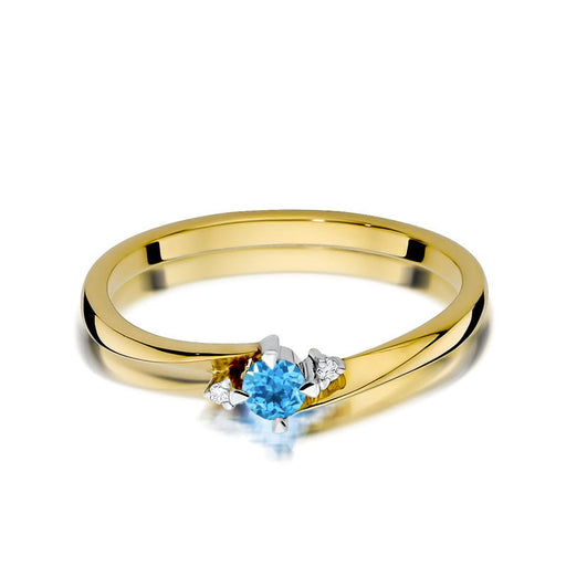 Inel Aur 14K W346 Topaz 0.15ct