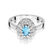 Inel Aur 14K W354 Topaz 0.50ct
