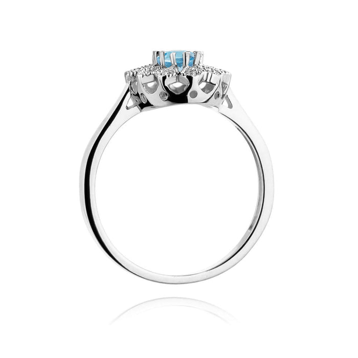 Inel Aur 14K W354 Topaz 0.50ct