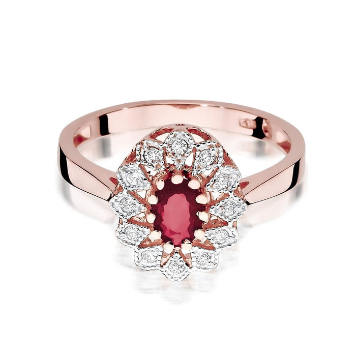 Inel Aur 14k cu Rubin 0.60 ct