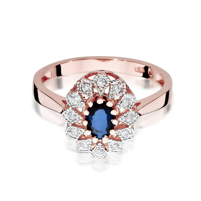 Inel Aur 14k cu Safir 0.70 ct