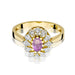 Inel Aur 14K W354 Ametist 0.40ct