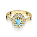 Inel Aur 14K W354 Topaz 0.50ct