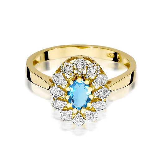 Inel Aur 14K W354 Topaz 0.50ct