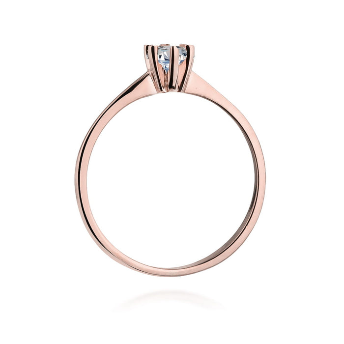 Inel Aur 14K cu Diamant Natural 0.23 ct