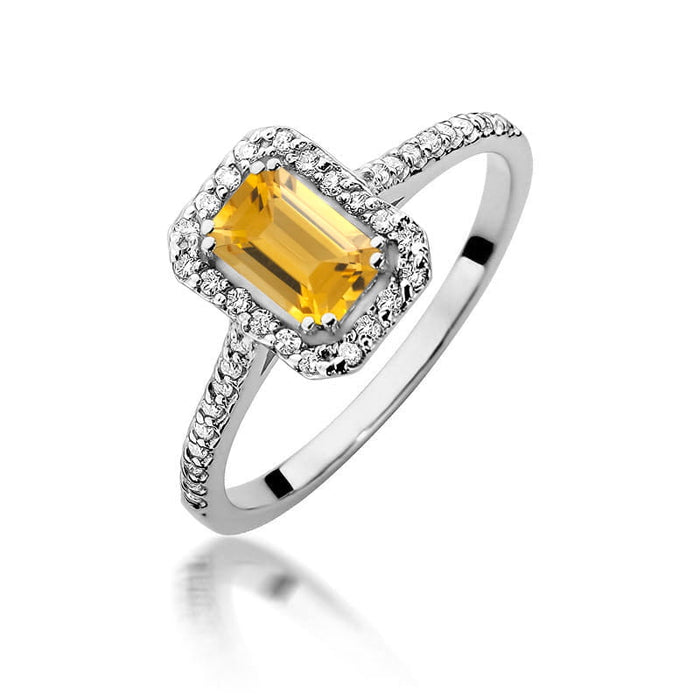 Inel Aur 14K W403 Citrin 0.60ct