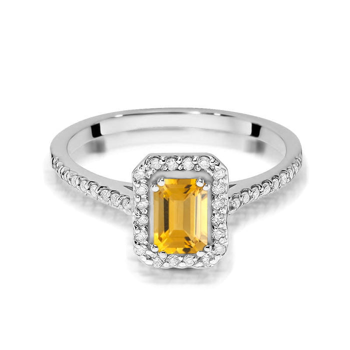 Inel Aur 14K W403 Citrin 0.60ct