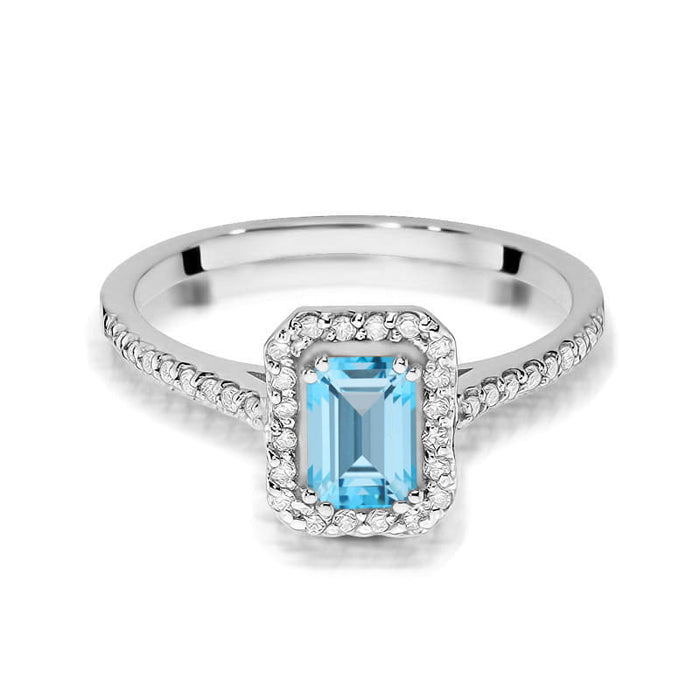 Inel Aur 14K W403 Topaz 0.65ct