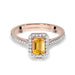 Inel Aur 14K W403 Citrin 0.60ct