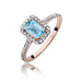 Inel Aur 14K W403 Topaz 0.65ct