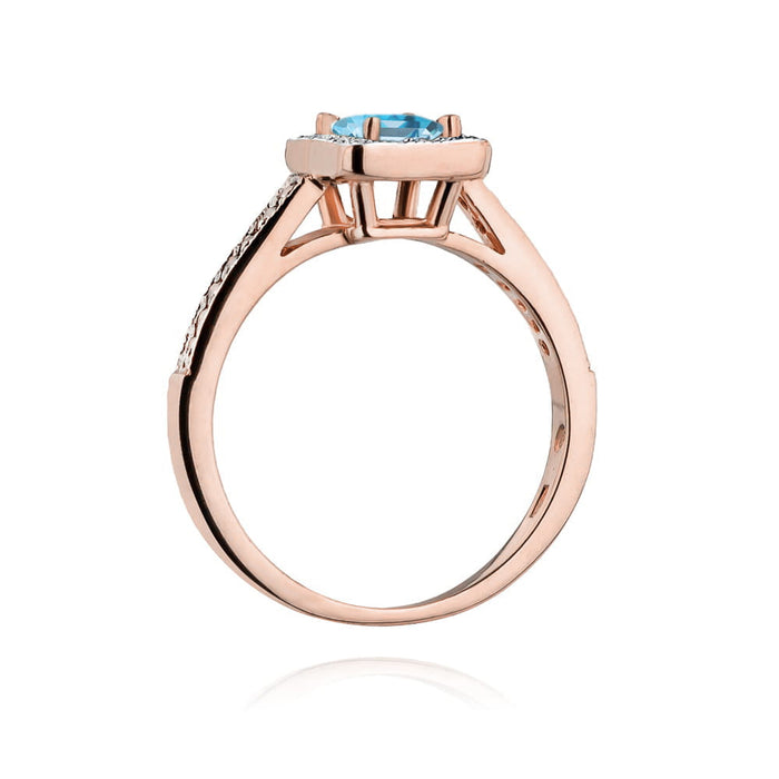 Inel Aur 14K W403 Topaz 0.65ct