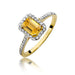 Inel Aur 14K W403 Citrin 0.60ct