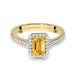 Inel Aur 14K W403 Citrin 0.60ct