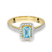 Inel Aur 14K W403 Topaz 0.65ct