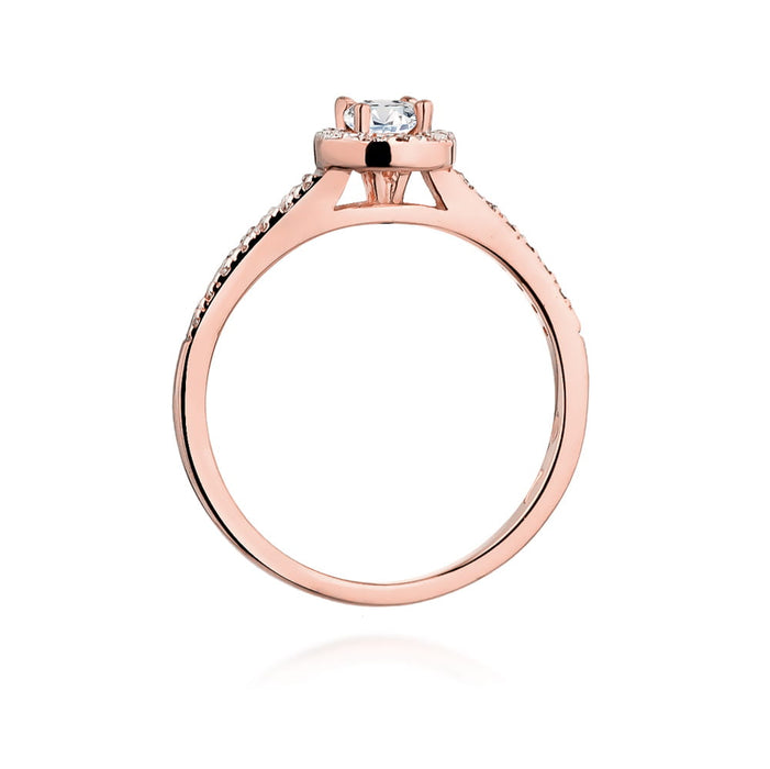 Inel Aur 14K cu Diamant Natural 0.28ct