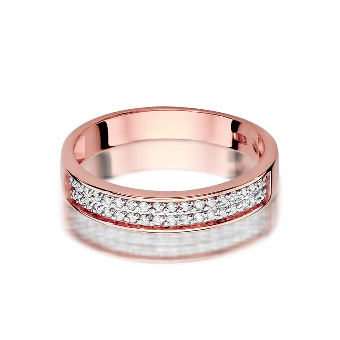 Inel Aur 14K cu Diamant Natural 0.18 ct