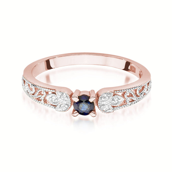 Inel Aur 14k cu Safir 0.15 ct