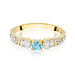 Inel Aur 14K W411 Topaz 0.15ct