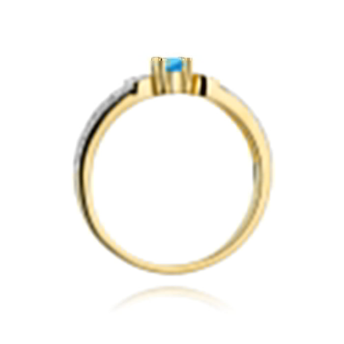Inel Aur 14K W411 Topaz 0.15ct