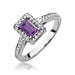 Inel Aur 14K W422 Ametist 0.50ct