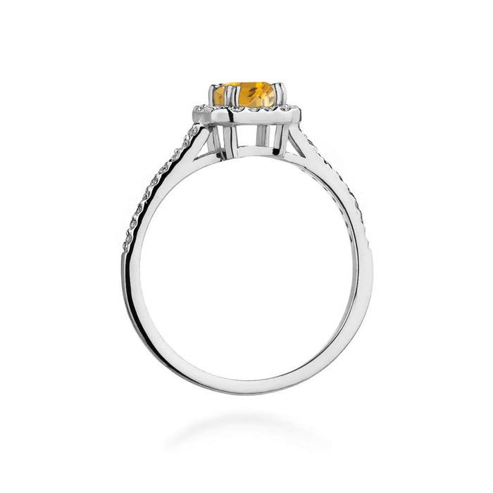 Inel Aur 14K W422 Citrin 0.60ct