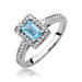 Inel Aur 14K W422 Topaz 0.65ct
