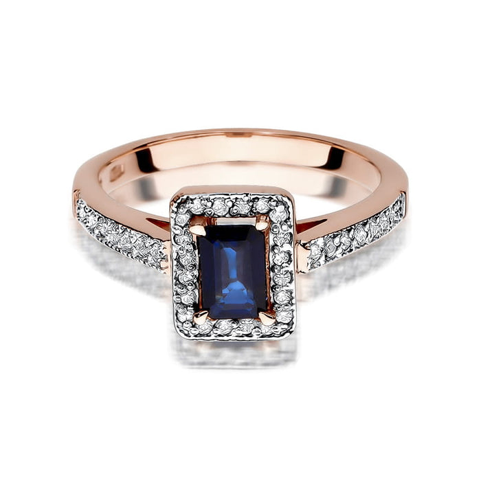 Inel Aur 14k cu Safir 0.60 ct