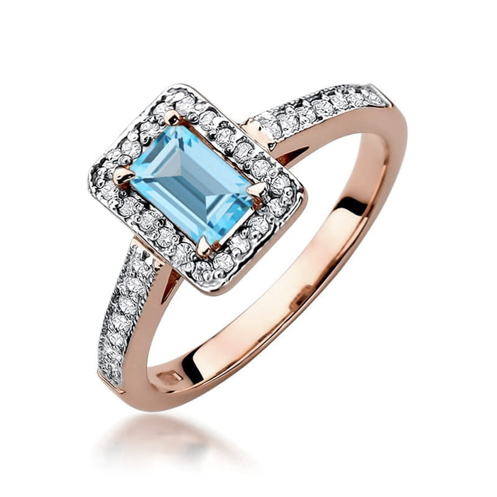 Inel Aur 14K W422 Topaz 0.65ct