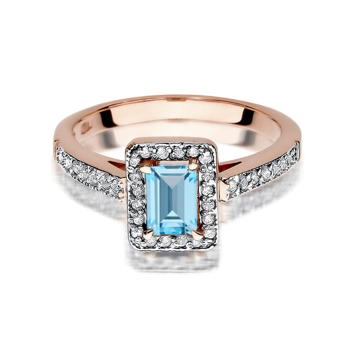 Inel Aur 14K W422 Topaz 0.65ct