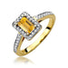 Inel Aur 14K W422 Citrin 0.60ct