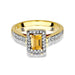 Inel Aur 14K W422 Citrin 0.60ct