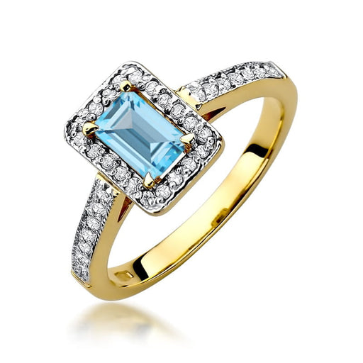Inel Aur 14K W422 Topaz 0.65ct