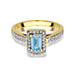 Inel Aur 14K W422 Topaz 0.65ct