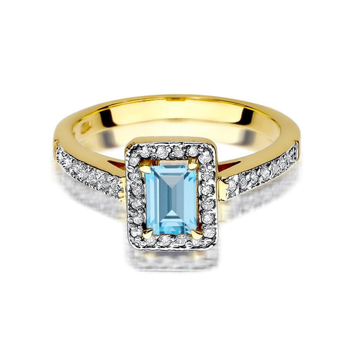Inel Aur 14K W422 Topaz 0.65ct