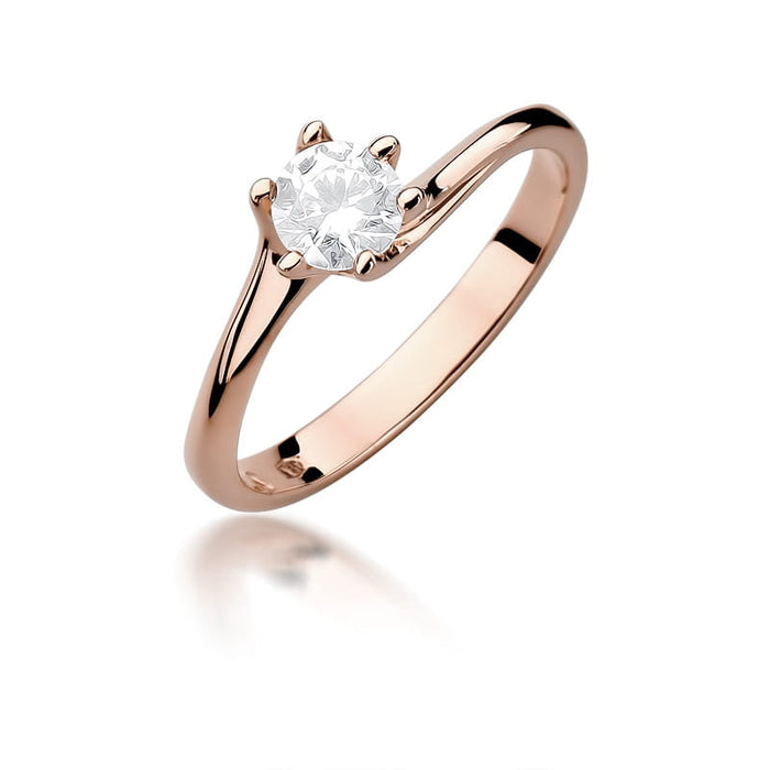 Inel Aur 14k cu Diamant Natural 0.50 ct