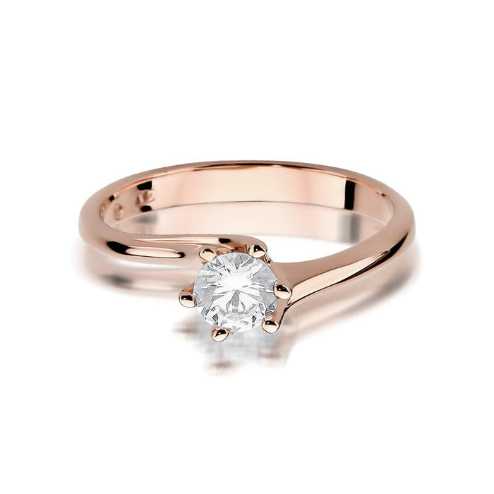 Inel Aur 14k cu Diamant Natural 0.50 ct