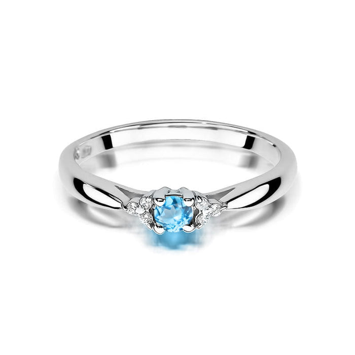 Inel Aur 14K W428 Topaz 0.15ct
