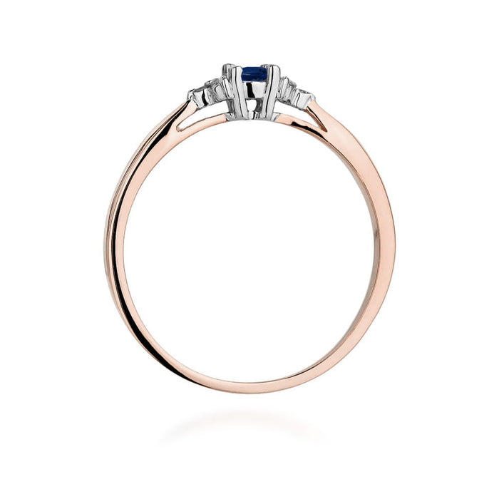 Inel Aur 14k cu Safir 0.15 ct