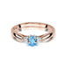 Inel Aur 14K W428 Topaz 0.15ct