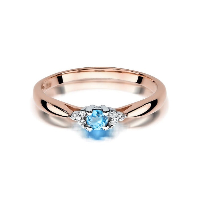 Inel Aur 14K W428 Topaz 0.15ct