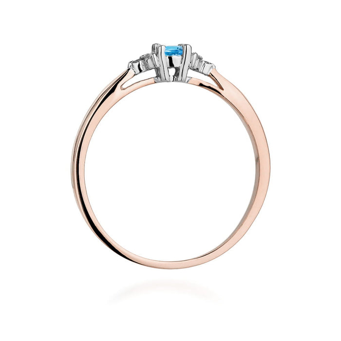Inel Aur 14K W428 Topaz 0.15ct
