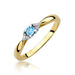 Inel Aur 14K W428 Topaz 0.15ct