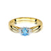 Inel Aur 14K W428 Topaz 0.15ct