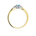 Inel Aur 14K W428 Topaz 0.15ct
